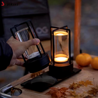 LumiCrystal™ Rechargeable Touch Lamp – Elegant LED Crystal Light for Home, Camping & Decor
